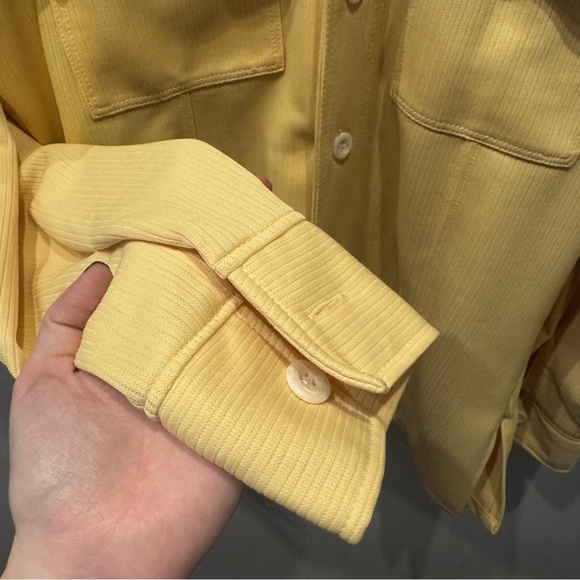 Vintage Sears Yellow Men's Casual Button Down Shirt - Picture 2 of 5